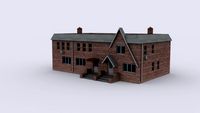 Brick house 3D Model