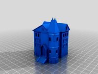 Haunted house miniature by ironstrike