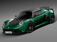 Lotus Exige Sport 350 2016 3D Model