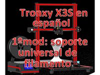 Tronxy filament magnetic holder by Blasphemor