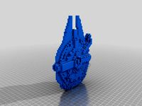 voxel millenium falcon by Nathaniels_Web_Design