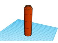 Airsoft Suppressor 2.0 (WORKING) by Gok84