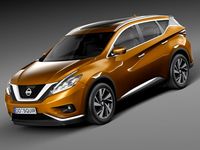 Nissan Murano 2016 3D Model
