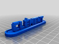 Clement Sign (firstname) by Trub