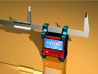 Incidence meter for hydrofoils and RC plane wings by Bedzplane