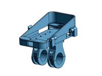 Motorcycle iPhone holder by jahnroux