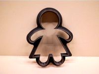 Gingerbread Girl Cookie Cutter by Breeder
