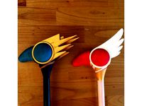 Cardcaptor Sakura wands by conorokane