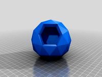 Icosphere Plant Holder by Gator_Prints
