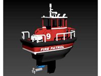 Fire boat by OSshare