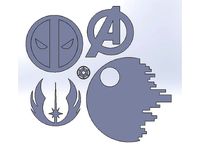 Marvel and Star Wars Emblems by TheJadeRabbit