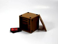 Empty Block Switch/3DS/NDS Cartridge Case by zembacraftworks