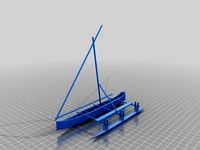 Proa sail boat by vintz