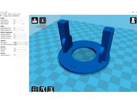 flangia supporto E6B2 x motore MY68 by maddex
