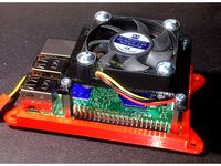 Raspberry Pi 2/3 50mm fan mount  by makibox850