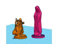 Generic RPG Statue for 28mm gaming by jpacek