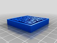 QR Code Fridge Magnet for "Blood of Invidia" SciFi Book by BikerNerd