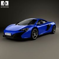 McLaren 650S coupe 2014 3D Model