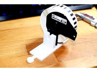 chainable Spoolholder Brother QL-500 by MacGulliver