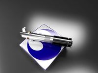 Luke Skywalkers ESB lightsaber 3D Model