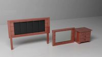 Bedroom furniture 3D Model