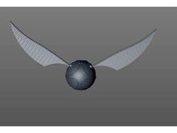 Golden Snitch Hair Clip by countspatula