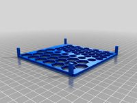 Insert for NUNC boxes (or USA scientific plastic boxes) for storage of eppendorf and larger vials by dendritic1