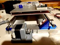 Bearing and rail mounts for Print Bed by dbcoop