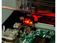 Light Pipe Adapter for Raspberry Pi 3 Model B by LA2YUA