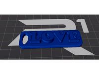 Love keychain by kelh88