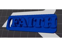 Faith keychain by kelh88