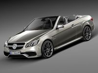 Mercedes-Benz E63 AMG Convertible 2016 3D Model