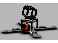 Wicked-1X mini quad frame - true x 200mm by rgbskills