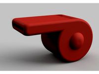 Party Favor Soccer Style Whistle (no pea) by rekabrnalla