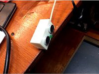 HC-SR04 Board Mount with LED by kfj