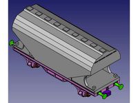 Hopper car body, for Marklin hobby range car chassis by dasbert33