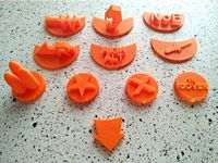 Mobile Suit Skirmish Token Set by kingarthurv2