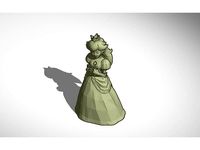Princess Peach Statue by donjakobo
