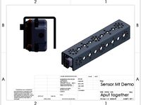 FTC Sensor Mount For Modern Robotics Touch Sensor is Sturdy by Nazarrush1