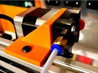 AM8 Bowden Extruder Back Mount by cmccr88