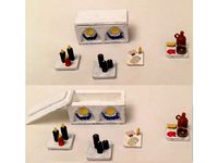 Miniature Moon Altar with Accessories by melabam