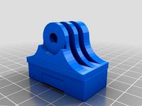 Go Pro 1/2/3/4/5 All Models Basic Mount by ReflexClutch