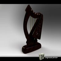 Harp 3D Model