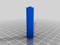Cylindrical Battery Blank (just AAA for now) by jmagin