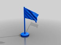 waving flag smooth and solid by Syzguru11