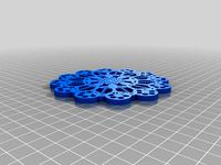 Kids Snow Flake  #BlocksCADSnowflake by Madavlaw