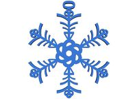 Snowflake made by Numbers! by GatoXMiau