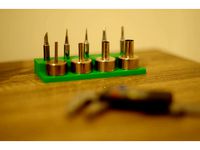 Soldering tip and nozzle holder by transmech