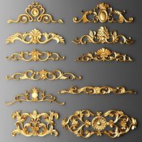 Cartouches SET 3D Model