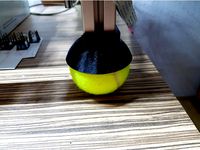 Tennis ball dampener for 3030 profile end at Hypercube Evolution by PW-Sys